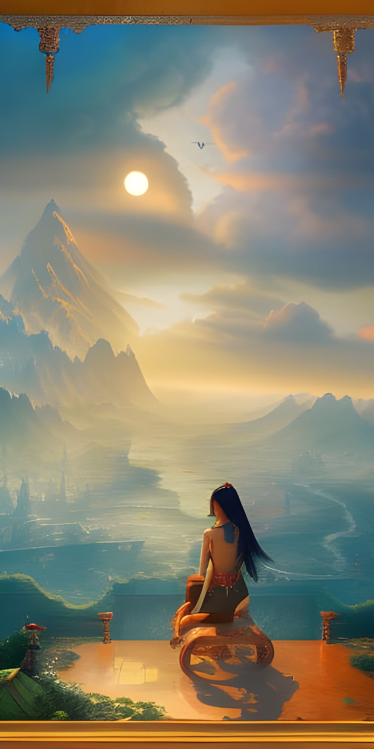 Penelope Awaits Odysseus AI Generated Artwork NightCafe Creator