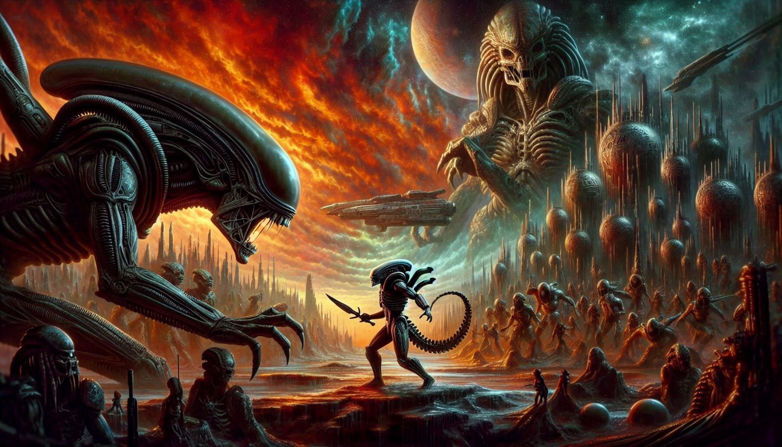Alien Invasion on the Predator Planet 04