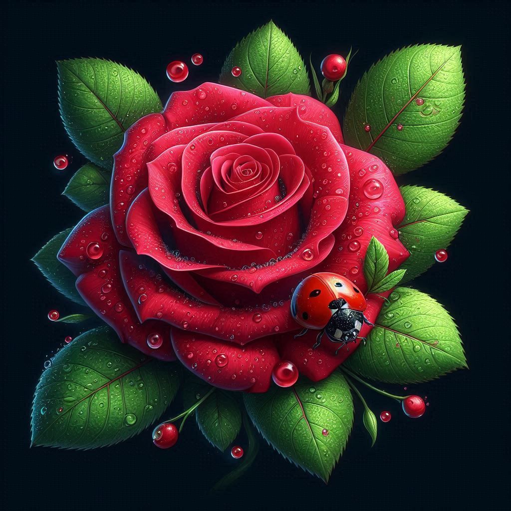 Family Wish Creations Roses in the morning due