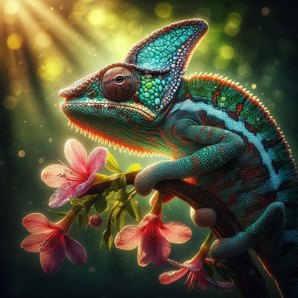 Chameleon  by @Piktor