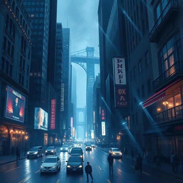 NOIR ELEGANCE IN DIGITAL METROPOLIS 🌃.