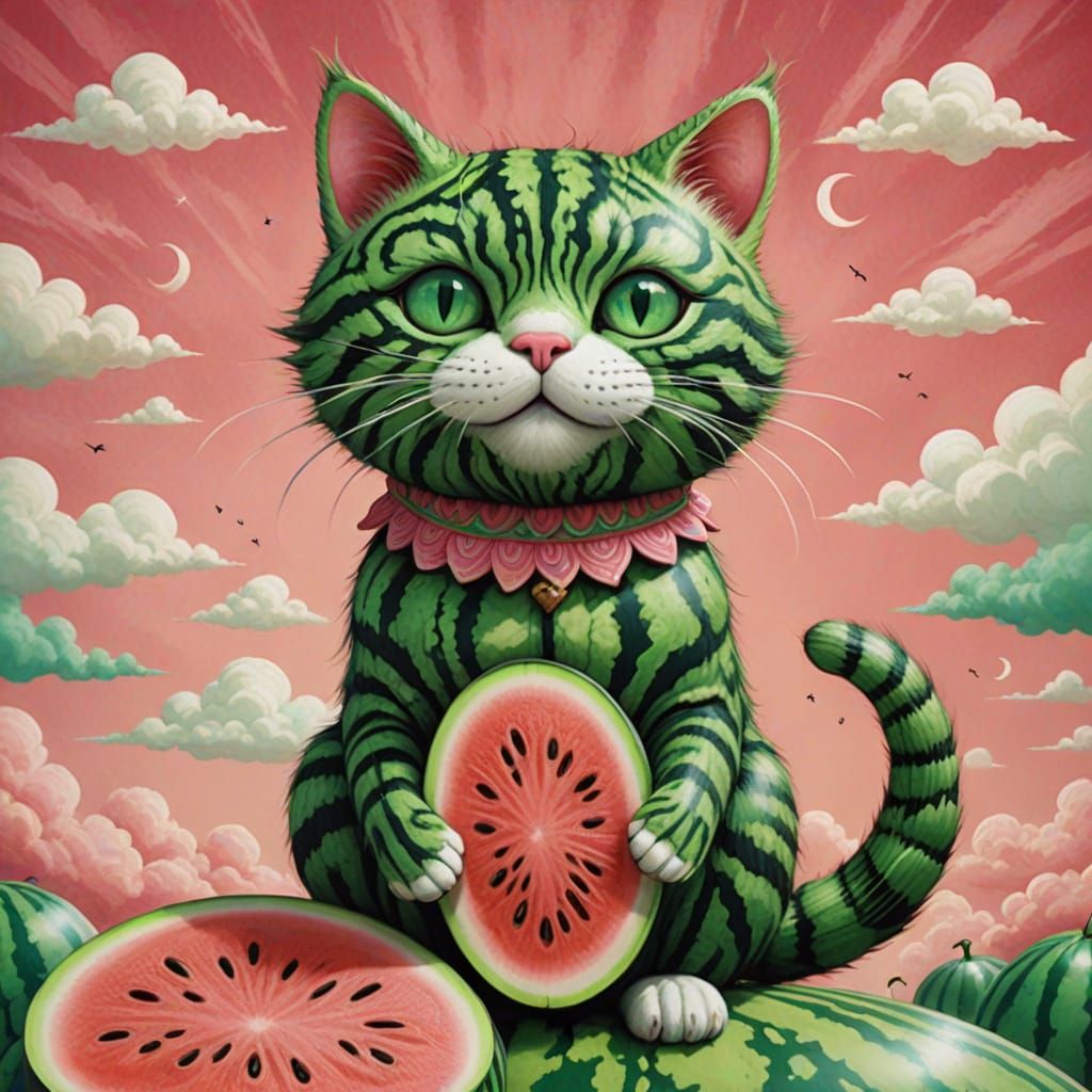 Watermeowlone  by @NC