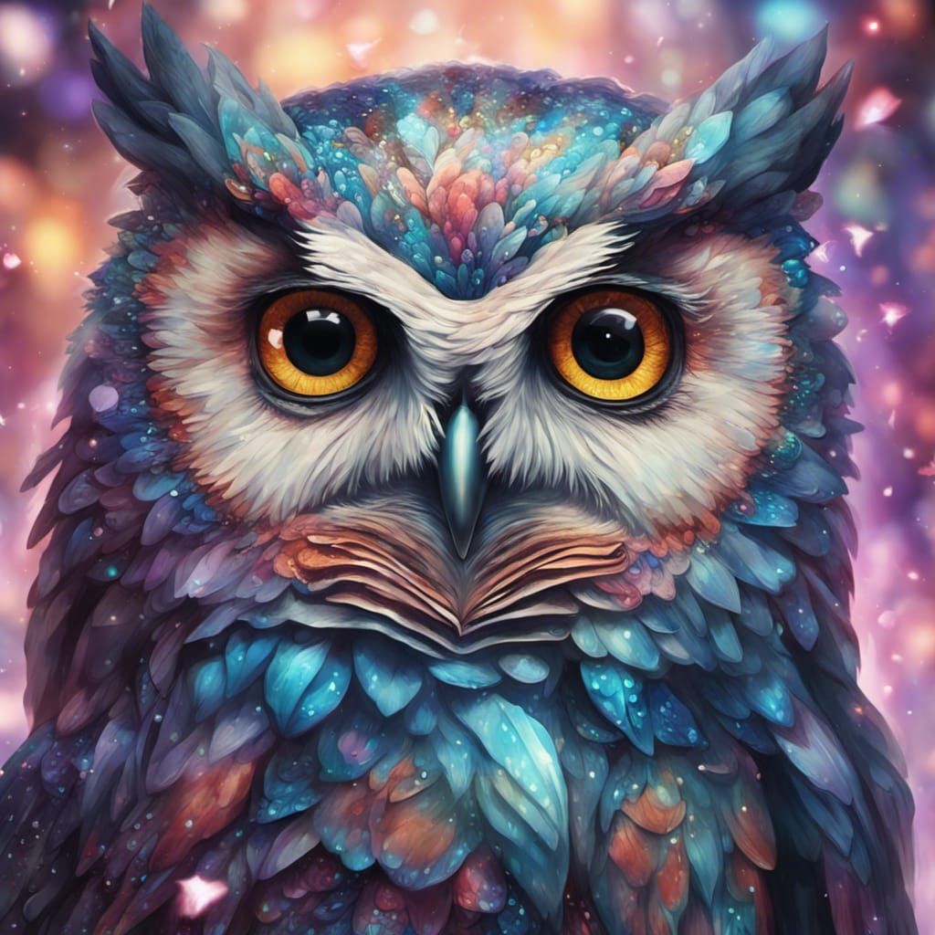 Glitter Owl