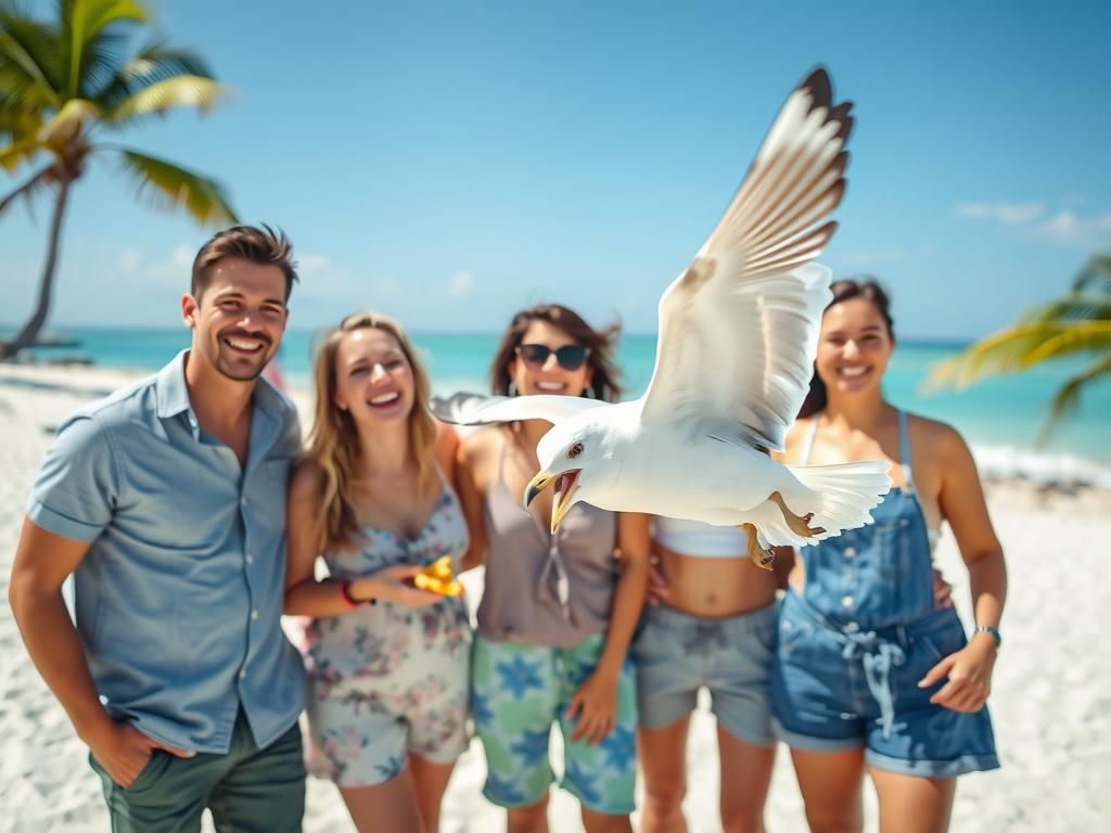 A mischievous seagull  by @Carlose