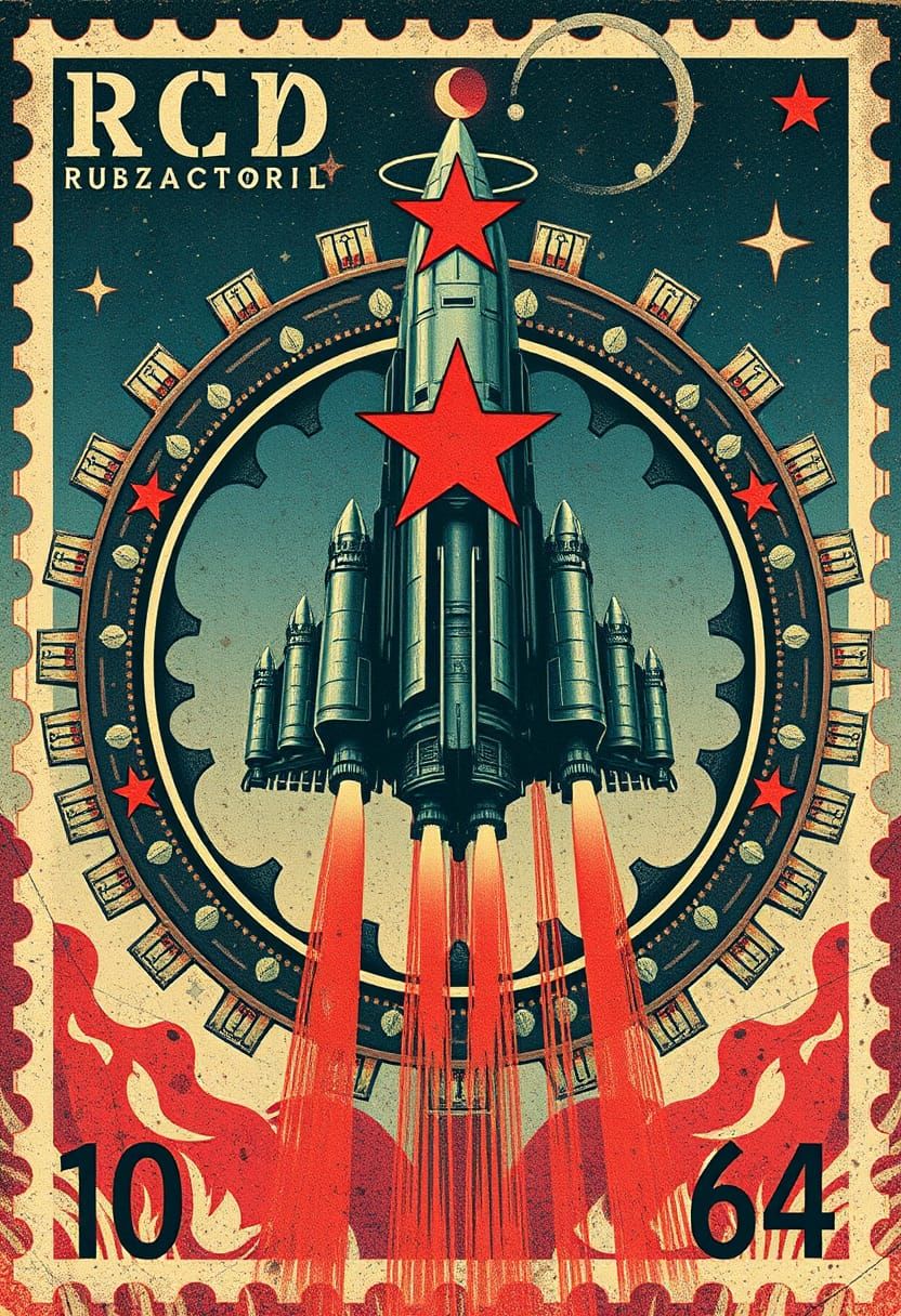 Space Stamps Russian Edition 3