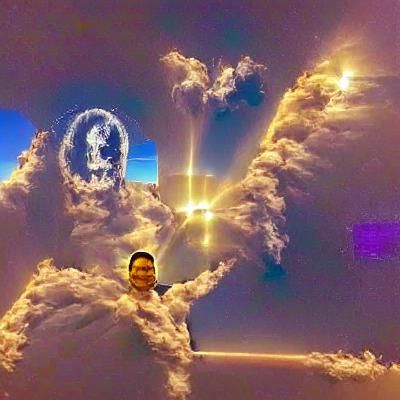 nifty nft creator basking in crypto heaven