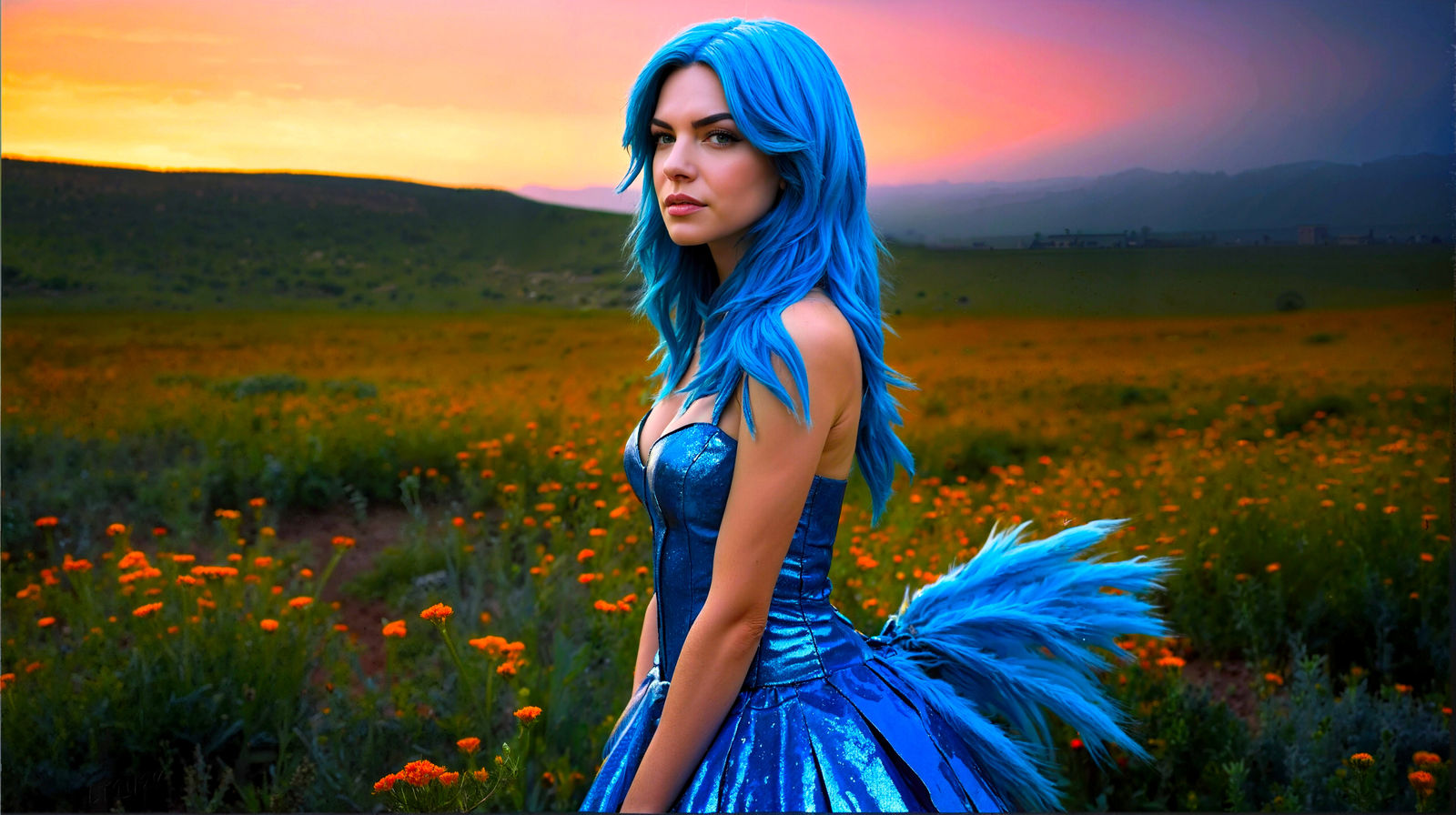 Mattie Love - Glitter in the air series. newly upscaled.