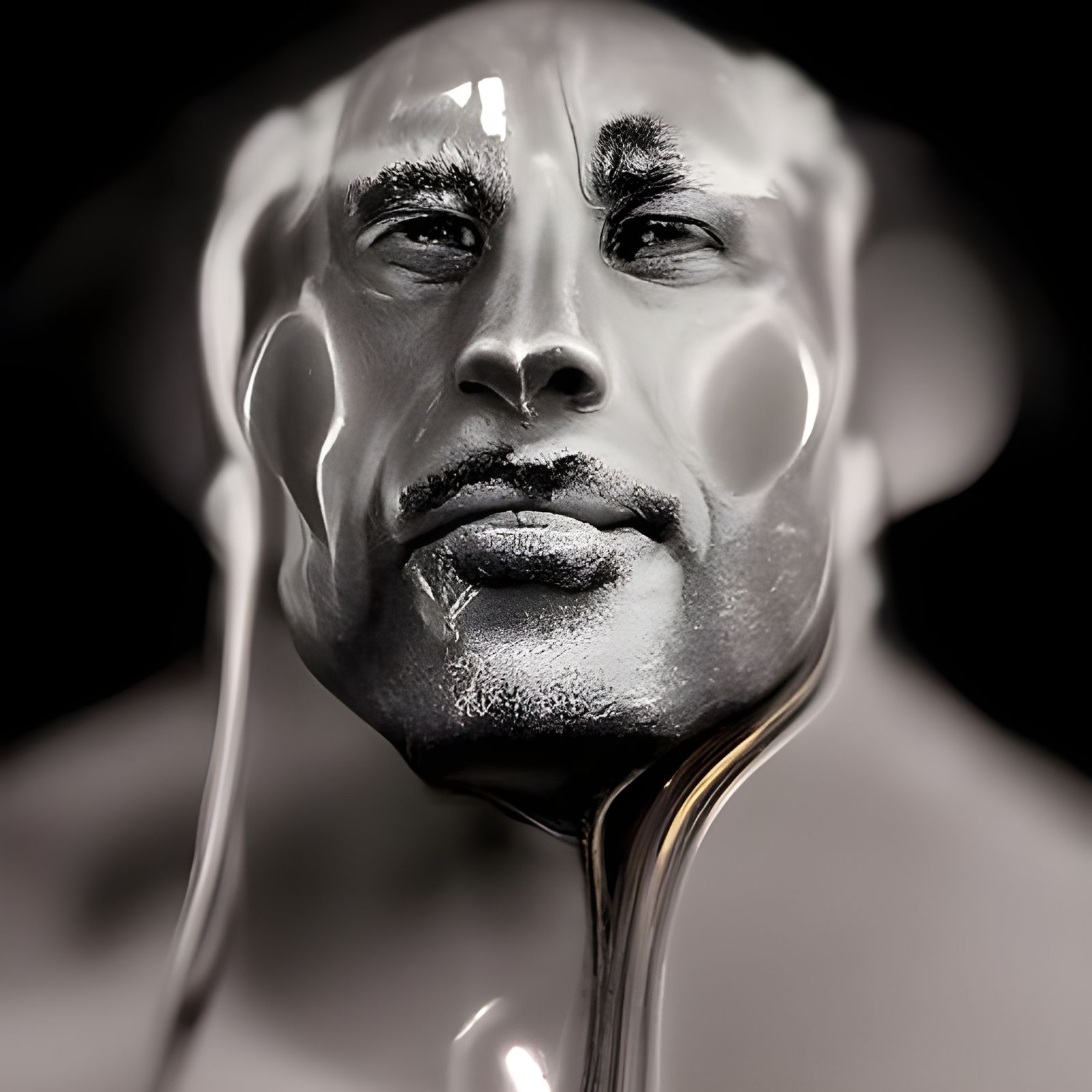 Dwayne Johnson eyebrow raise - AI Generated Artwork - NightCafe Creator