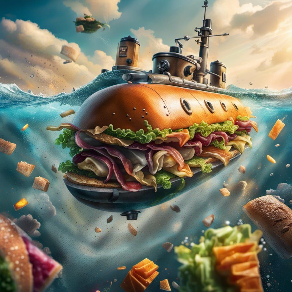 The Sub(marine) sandwich  by @possom2009