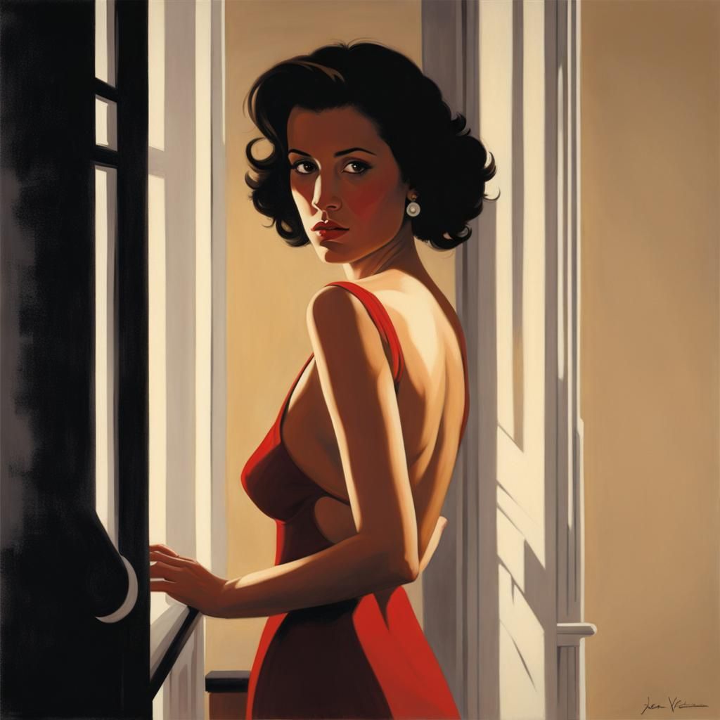 just the sensual way she is by jack vettriano