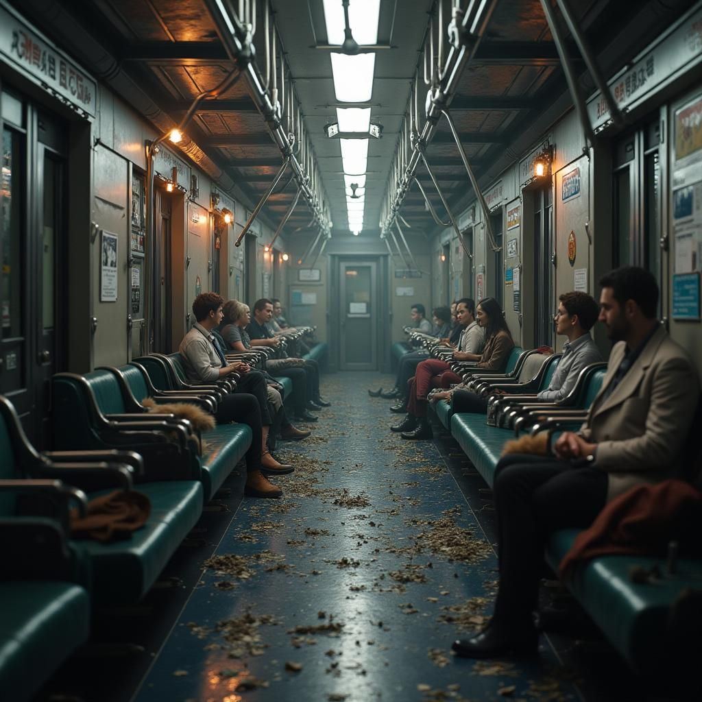 Cute Blonde Jewish Girl with Backpack, Digital Art