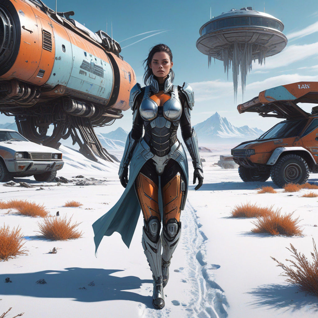 Post-apocalyptic desert  by @lionel