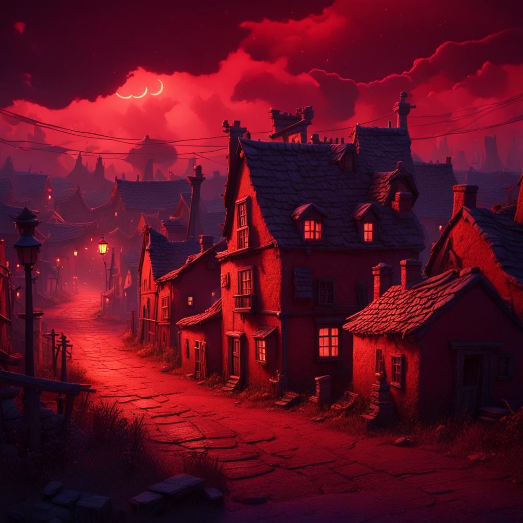 An  abandoned rustle village