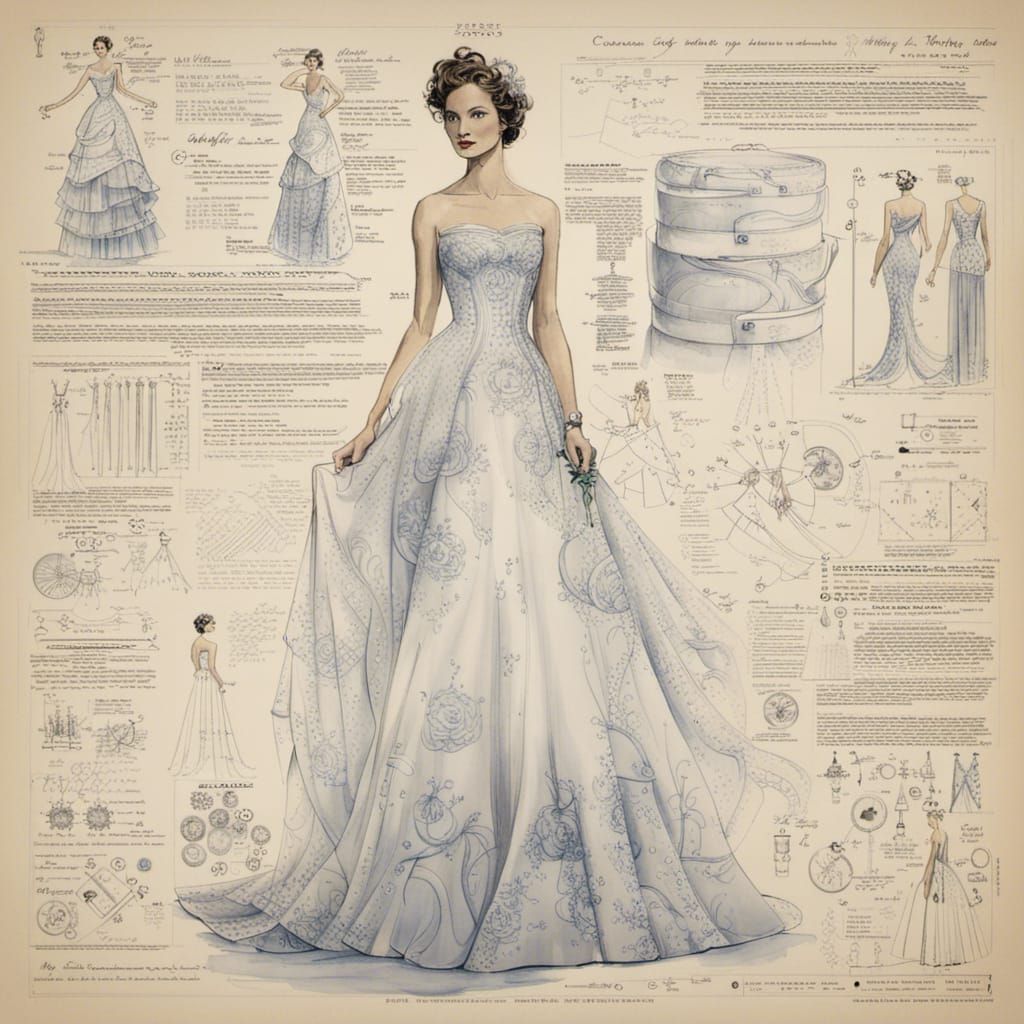 Vintage 1950s Wedding Dress Patterns – Vintage Sewing Pattern Company
