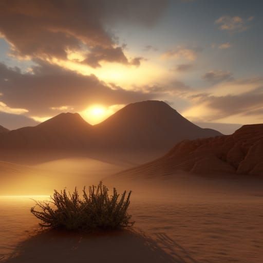 Desert sunrise