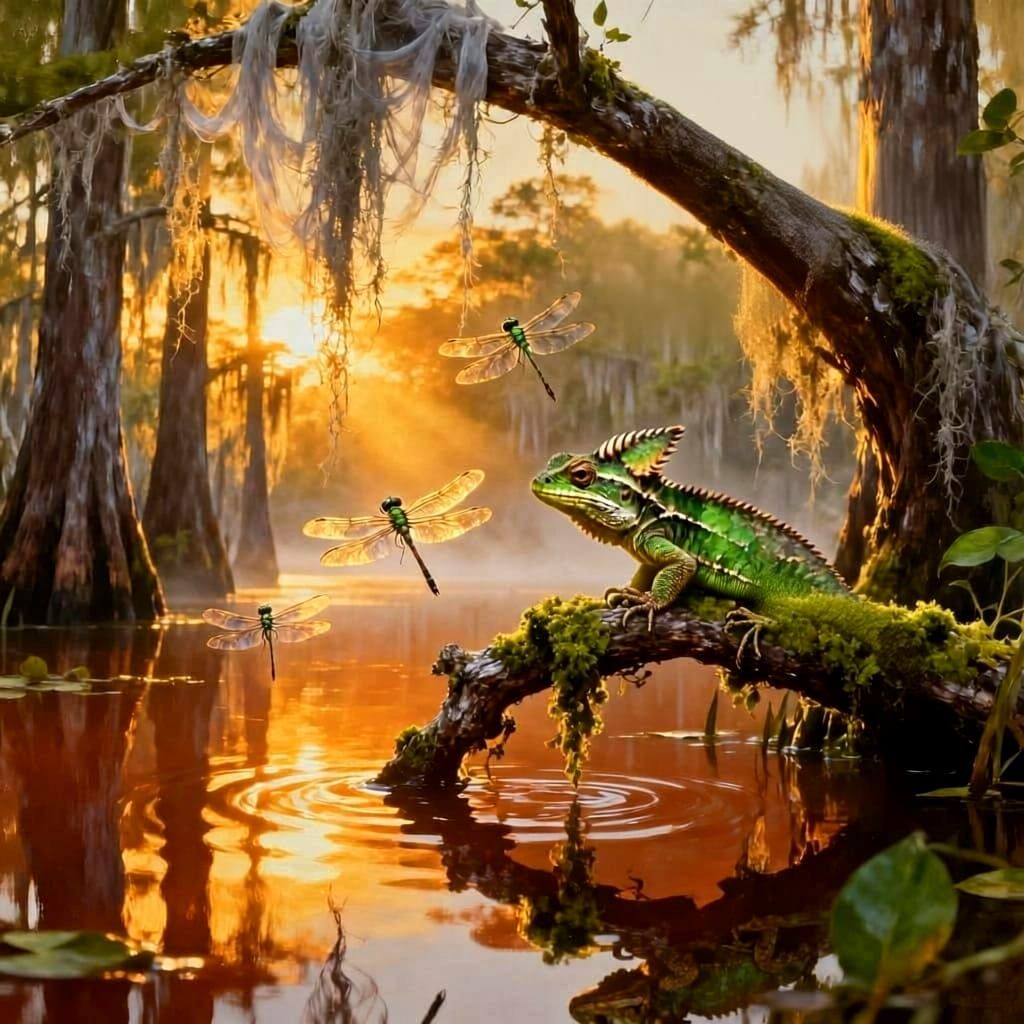 swamp afternoon