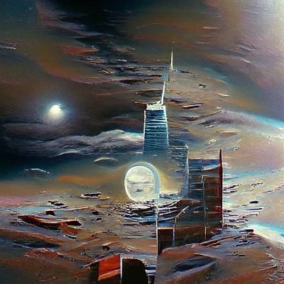 City on the moon
