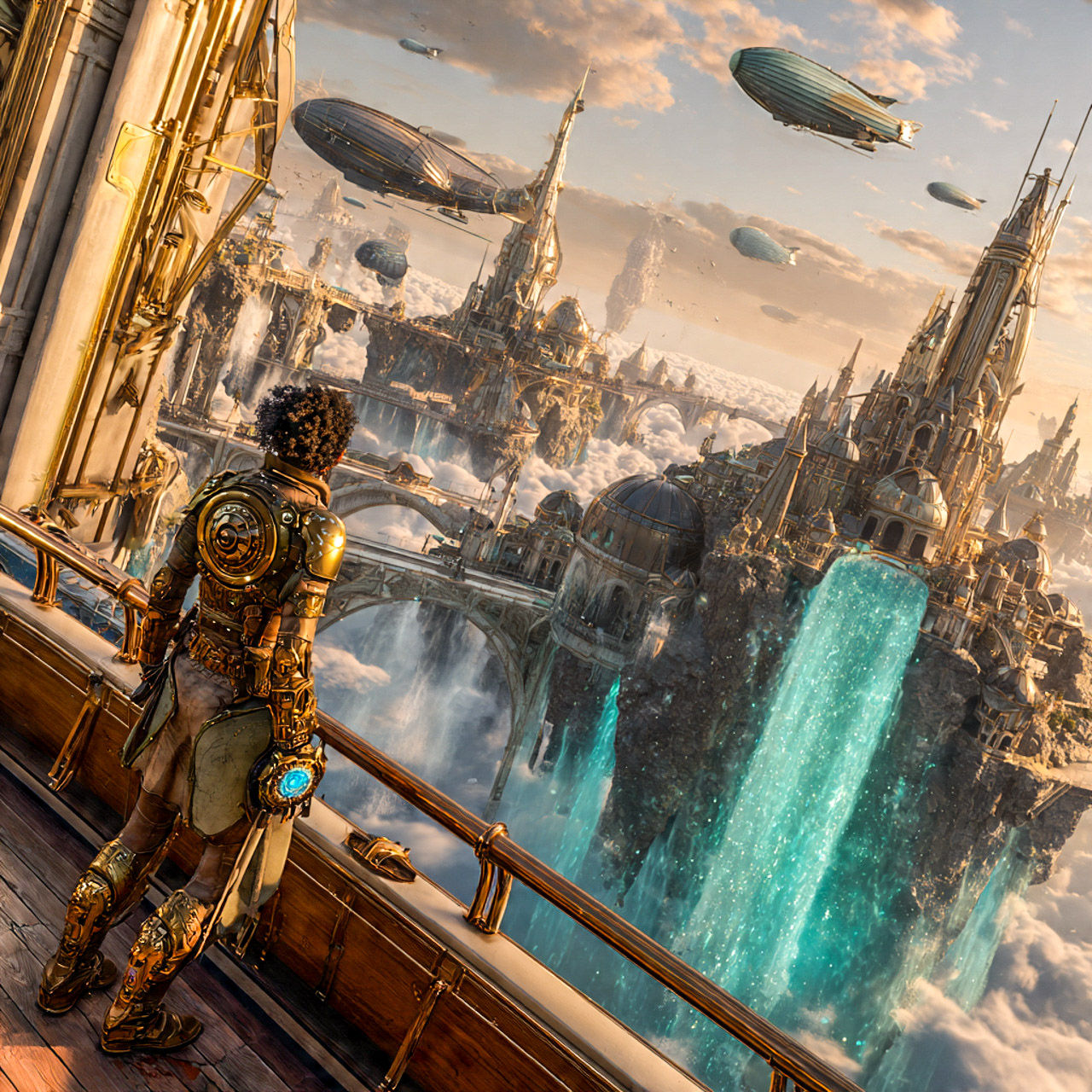 The Sky-Forged Citadel  by @Uwork