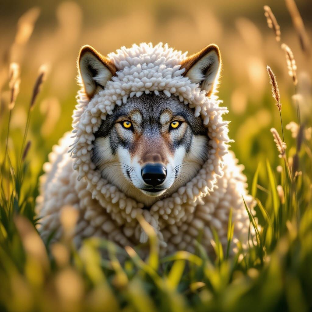 Animal Impostors - a wolf in sheep's clothing  by @William Wallis