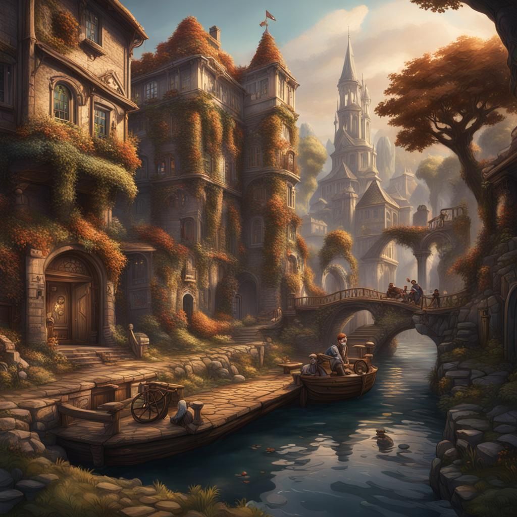 Friendly Sourdough: Detailed Matte Painting in 8k