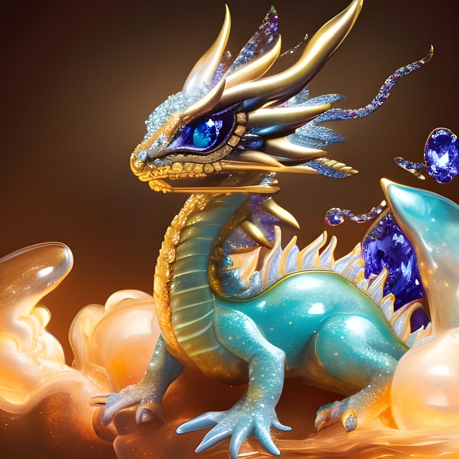 Jewel dragon (from reimaginig top creations)  by @Damian Bercoff