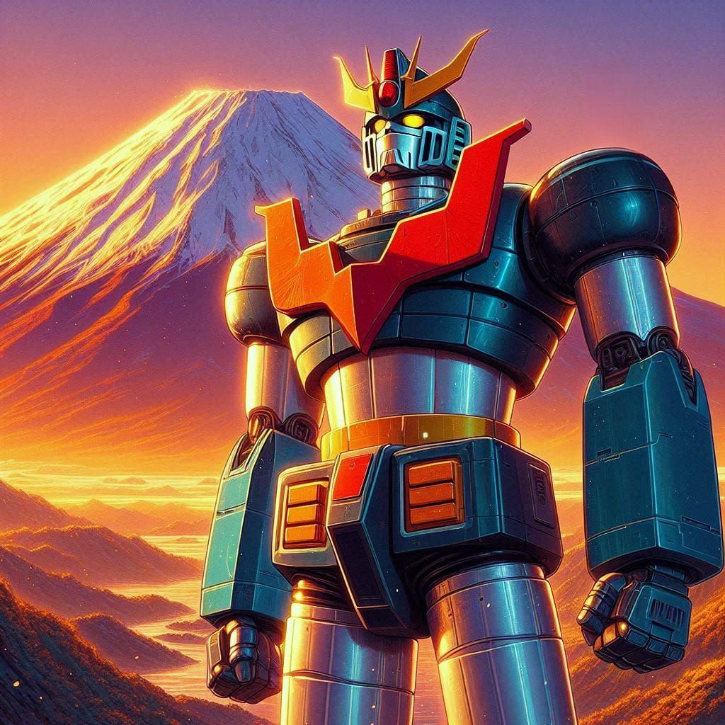 "Alloy-Z" 80s Japanese TV Series Vintage Mecha v2
