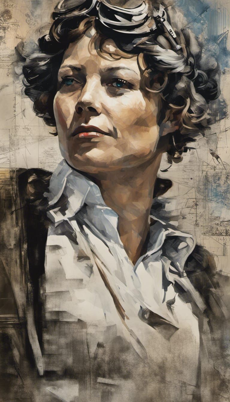 Amelia Earhart  by @ShanLanar