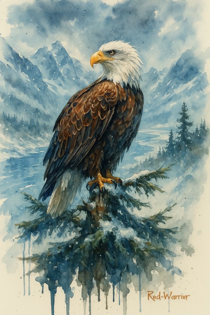 *The Watcher of Glacial Winds*
**Bald Eagle Series – Alaska Edition | #1 of 5**