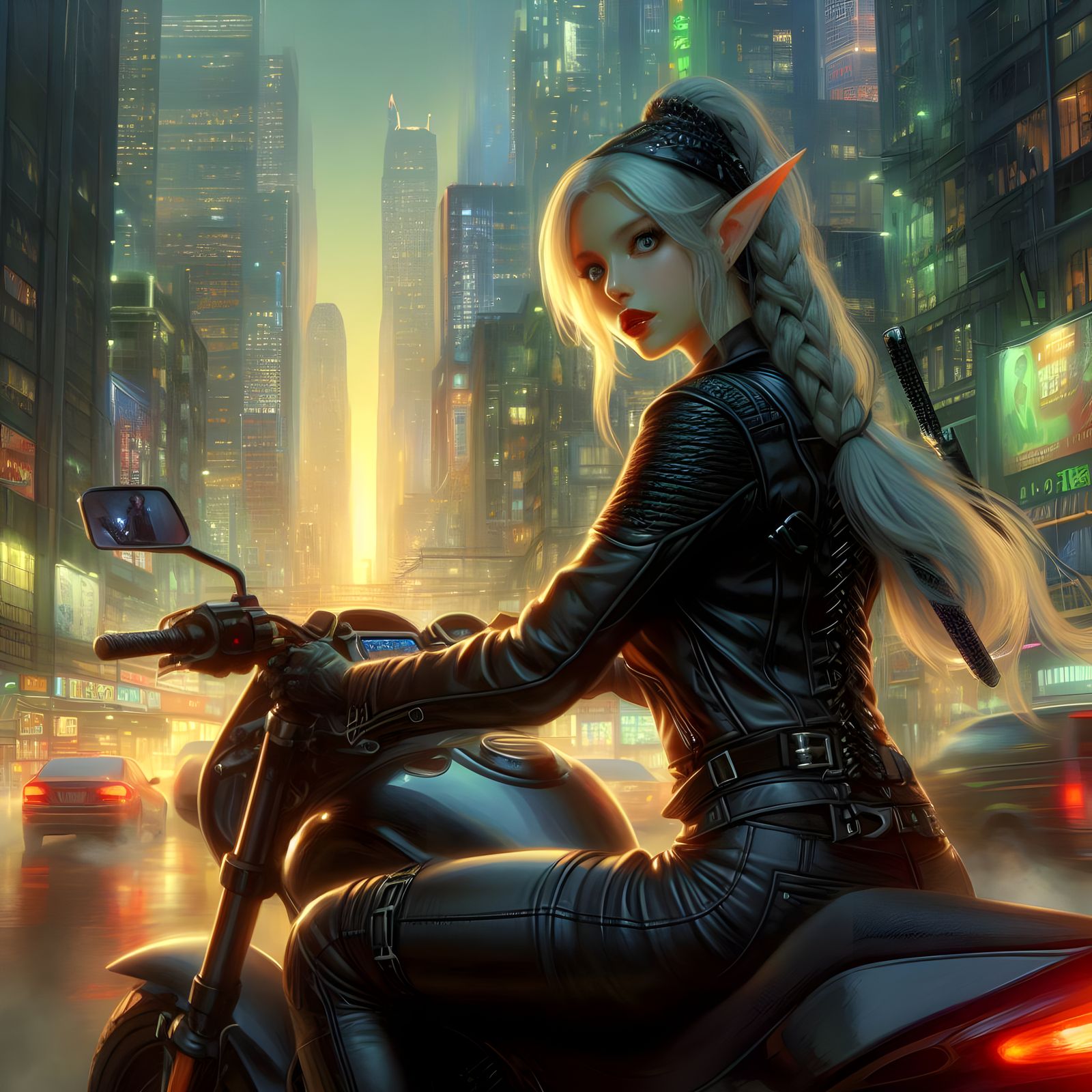 Elf Biker