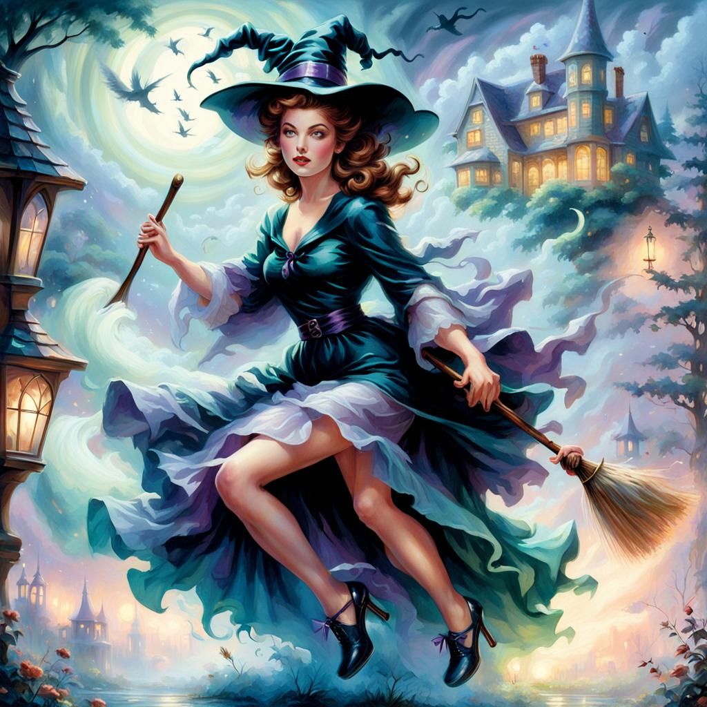 Pin-up Witch