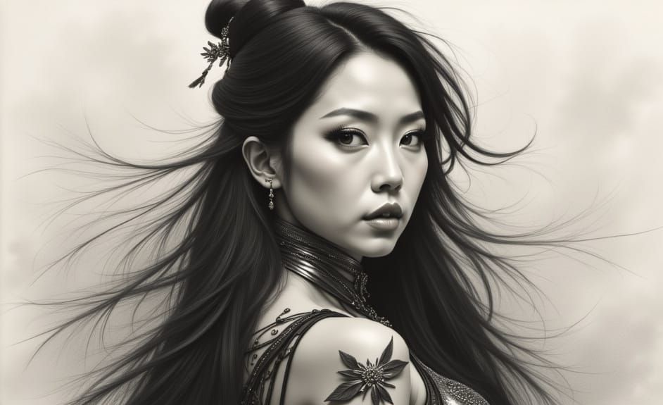 <lora:Flux Graphite:1.0>Graphite