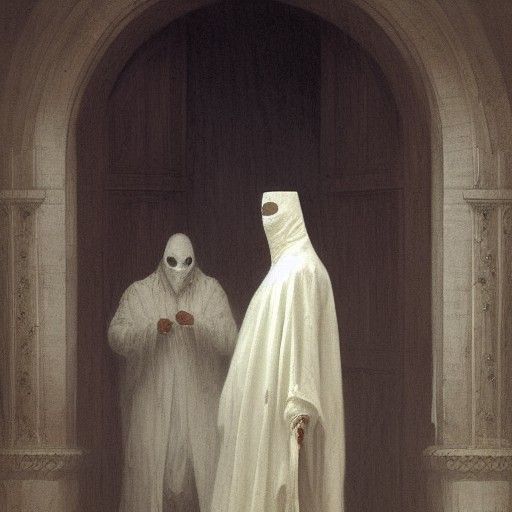 White masks
