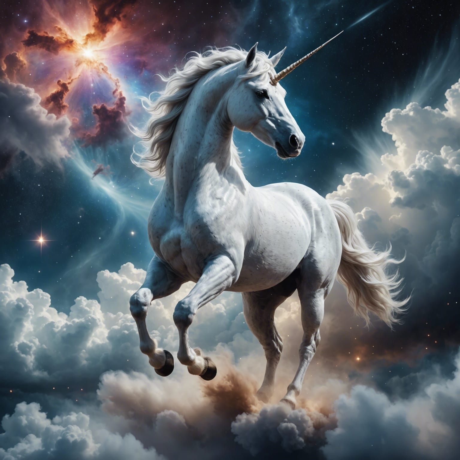 Beautiful mythical unicorn  by @J_OLIVIER