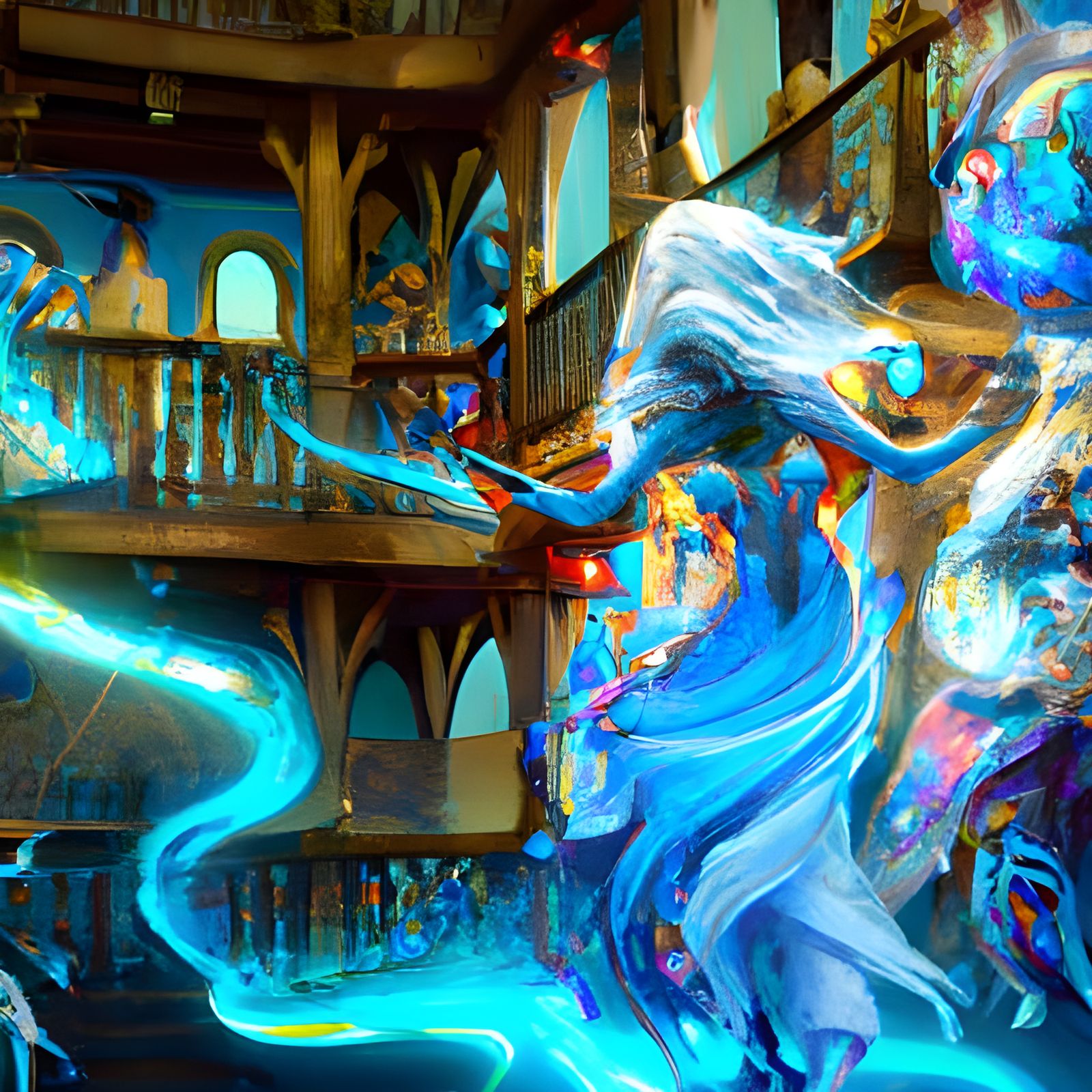 Dancing ghosts