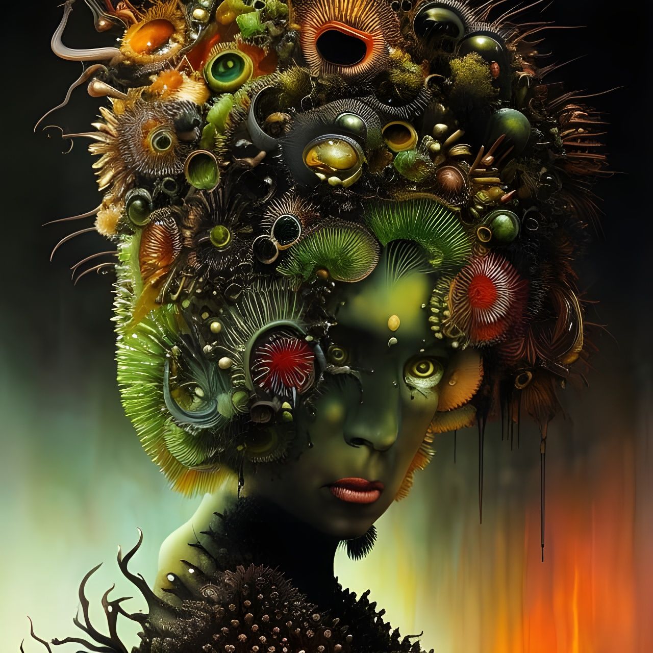 Creepy Creature People Portraits - XXVI
