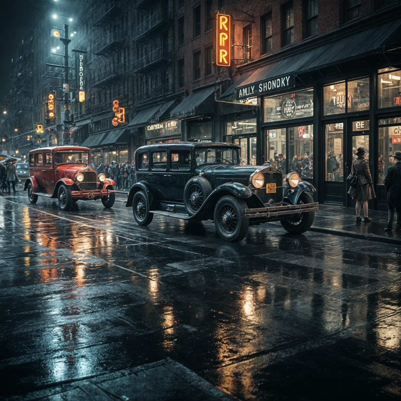 1920s New York Cars  by @rezz