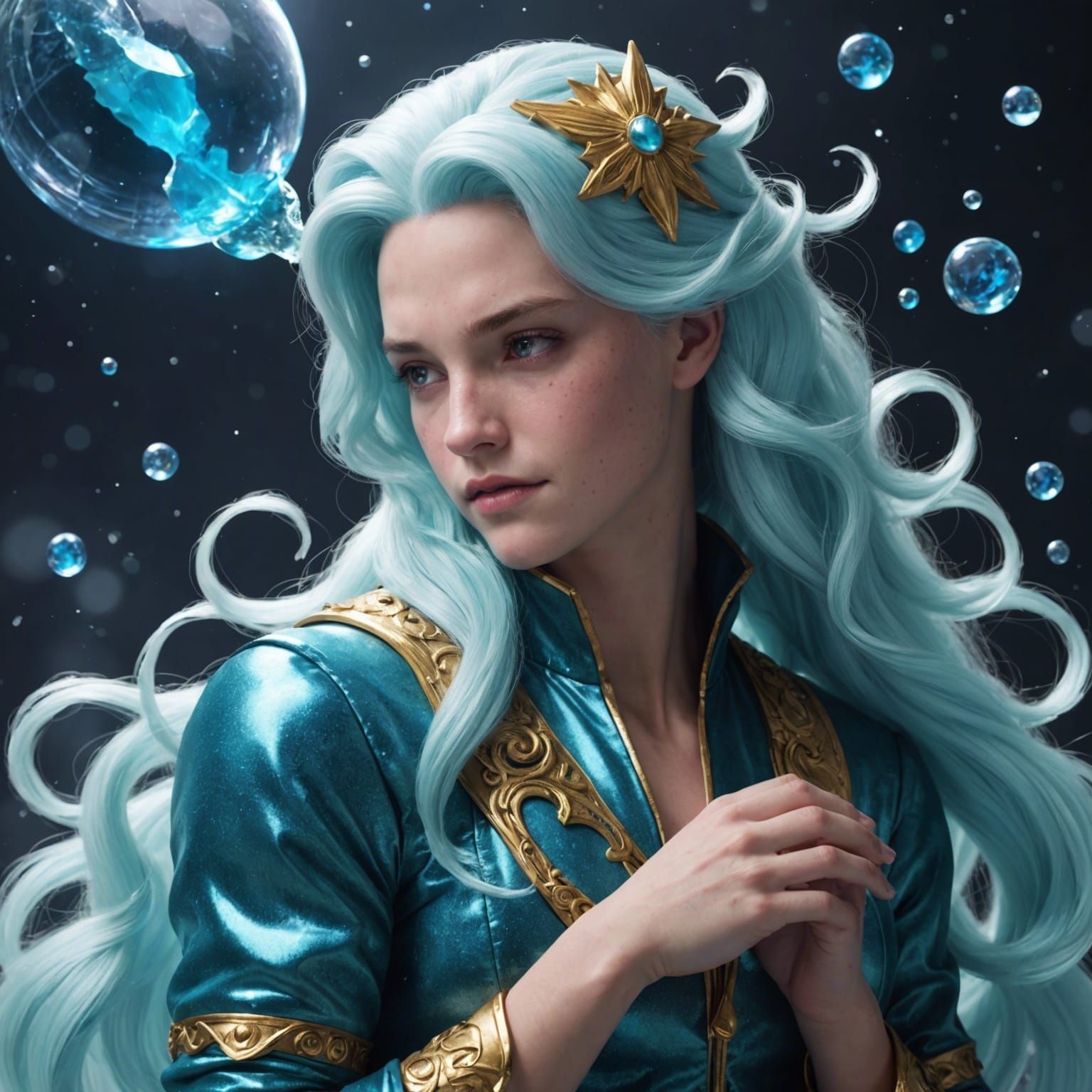 Aquarius - It's so fluffy I'm gonna die --v 4 prompts