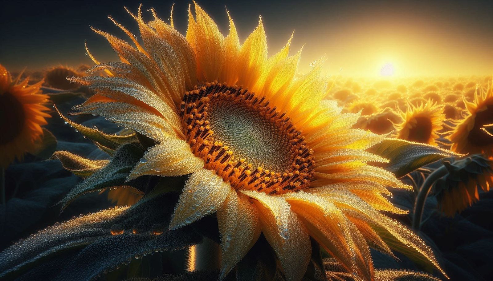 Sunflower at Sunrise