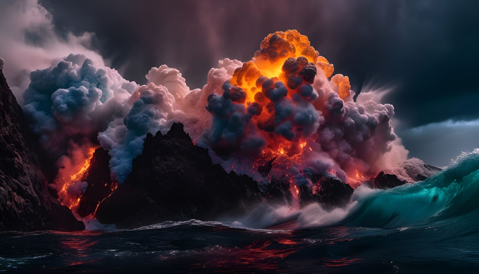 Elements Collide: Earth, Air, Fire, Water