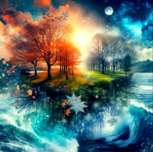 3/4/2025-Seasons Coming Together as One Art By Archangel Tara