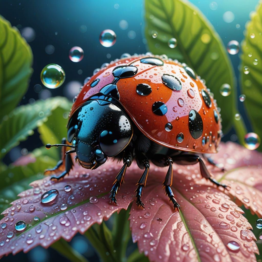 A ladybug!  by @Tj