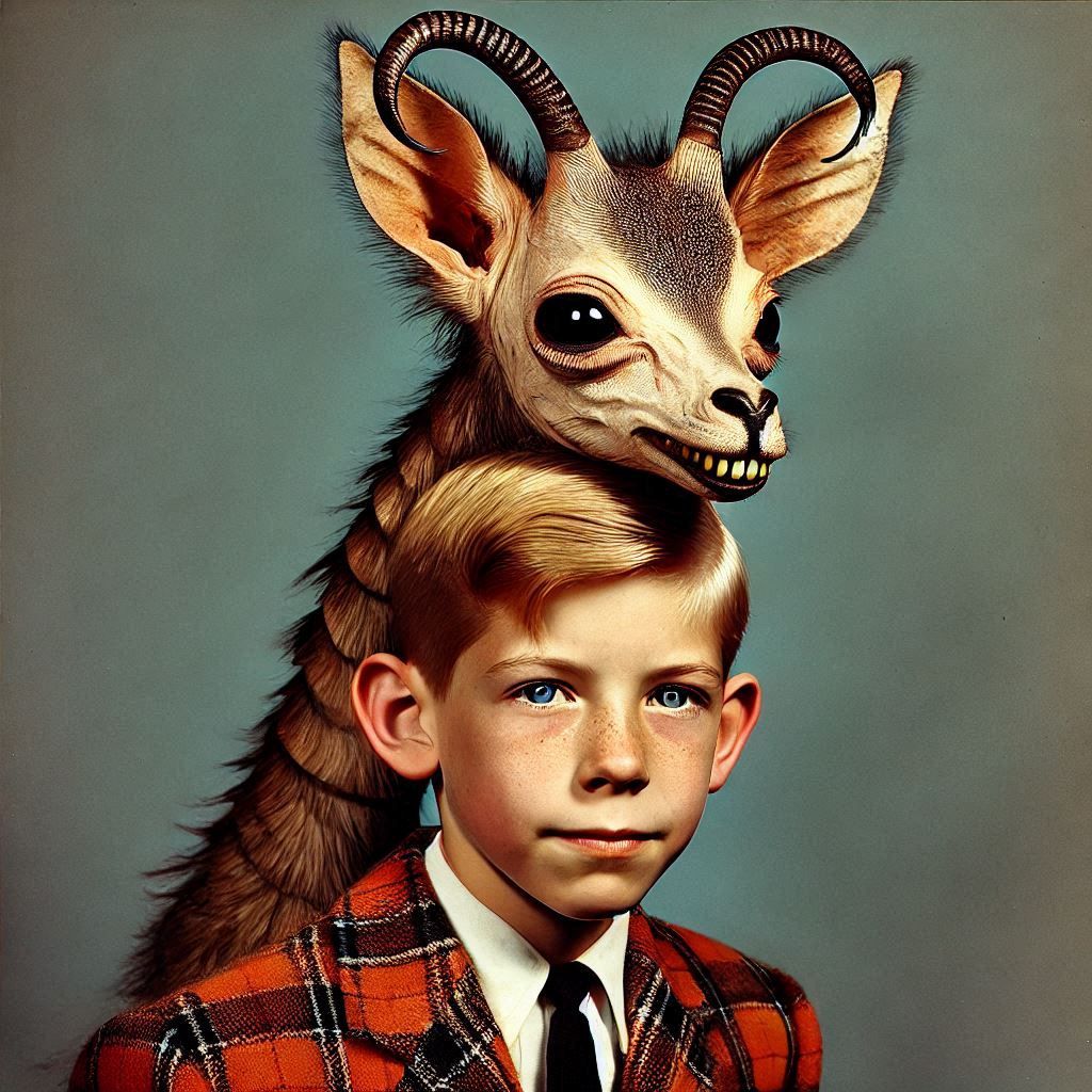 self portrait with chupacabra