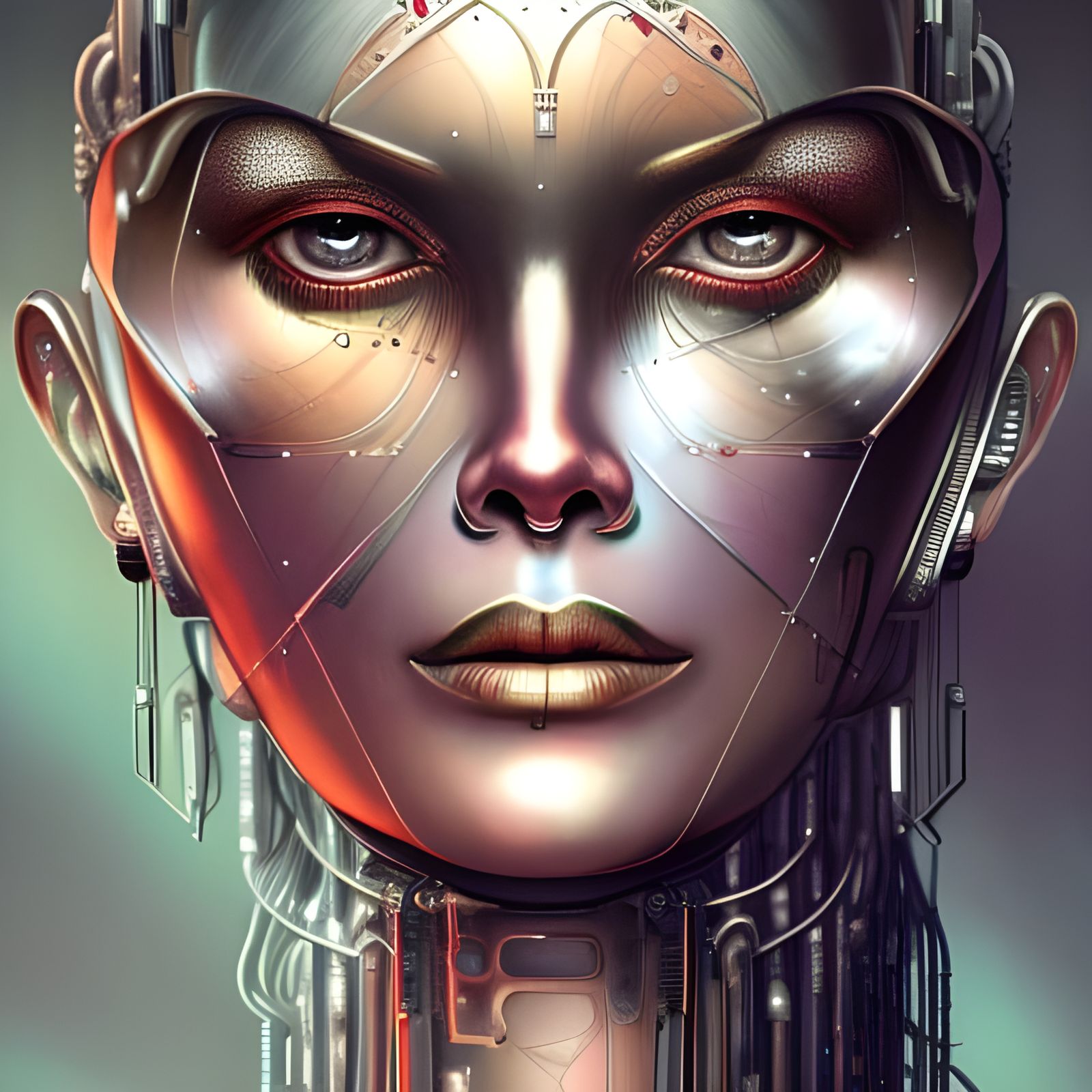 Mechanical girl - AI Generated Artwork - NightCafe Creator