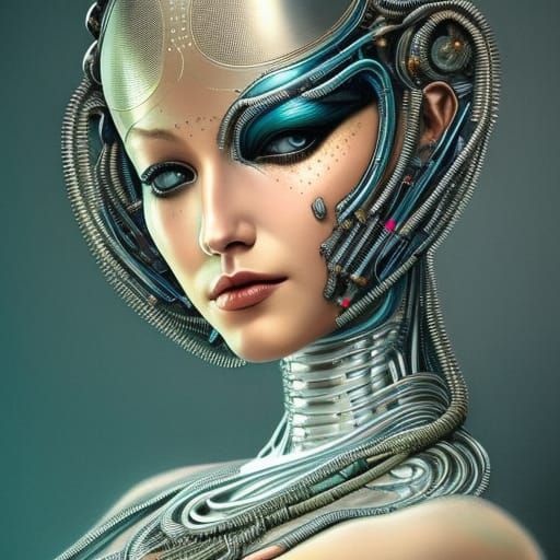 Mechanical girl - AI Generated Artwork - NightCafe Creator