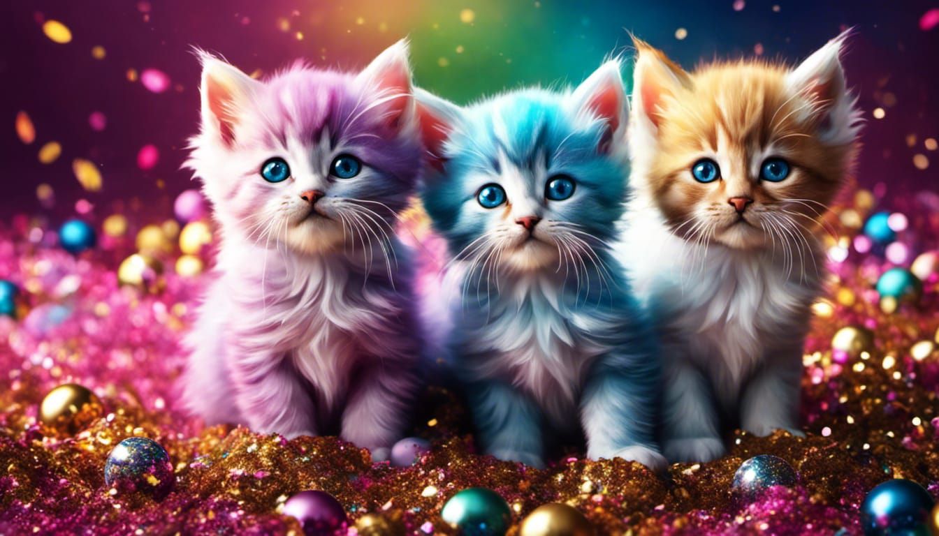 Glittery Kittens