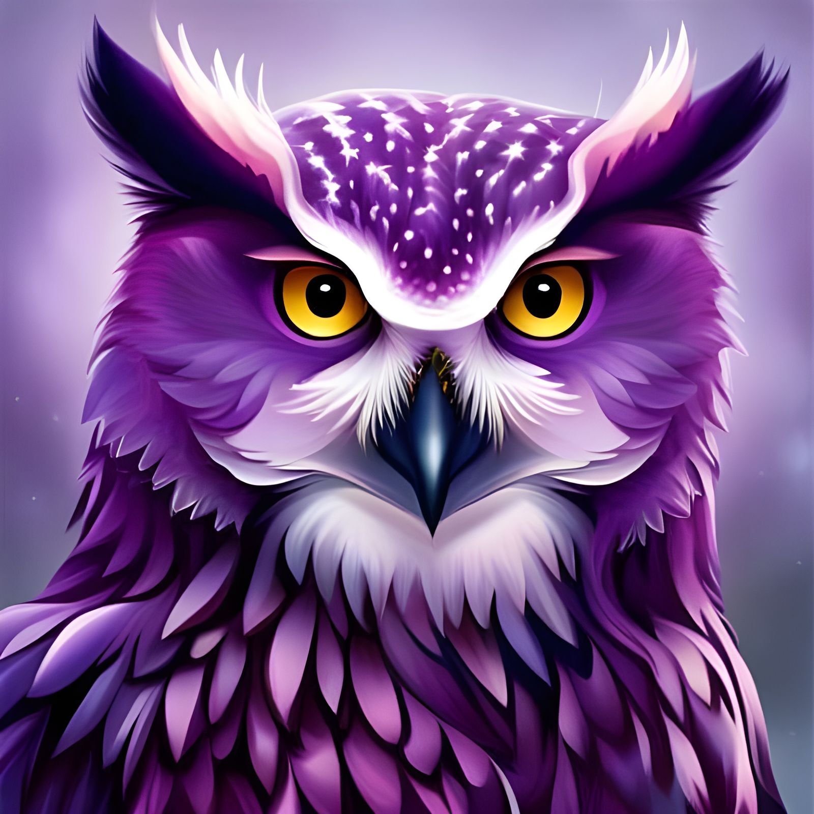 Purple Owl  by @SAS