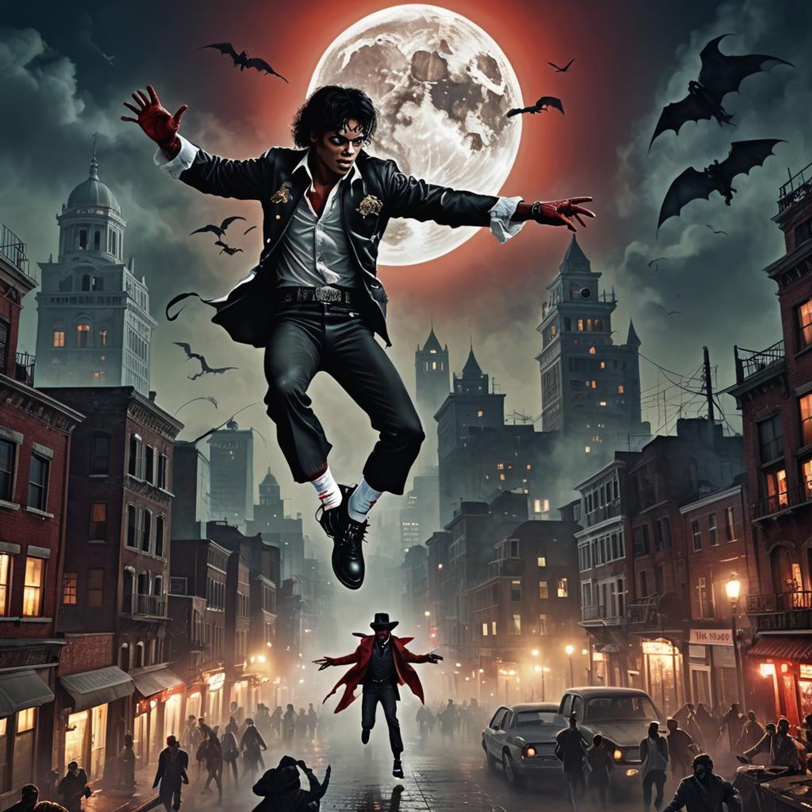 A zombie flying Michael wishes to return to the earth to perform once ...