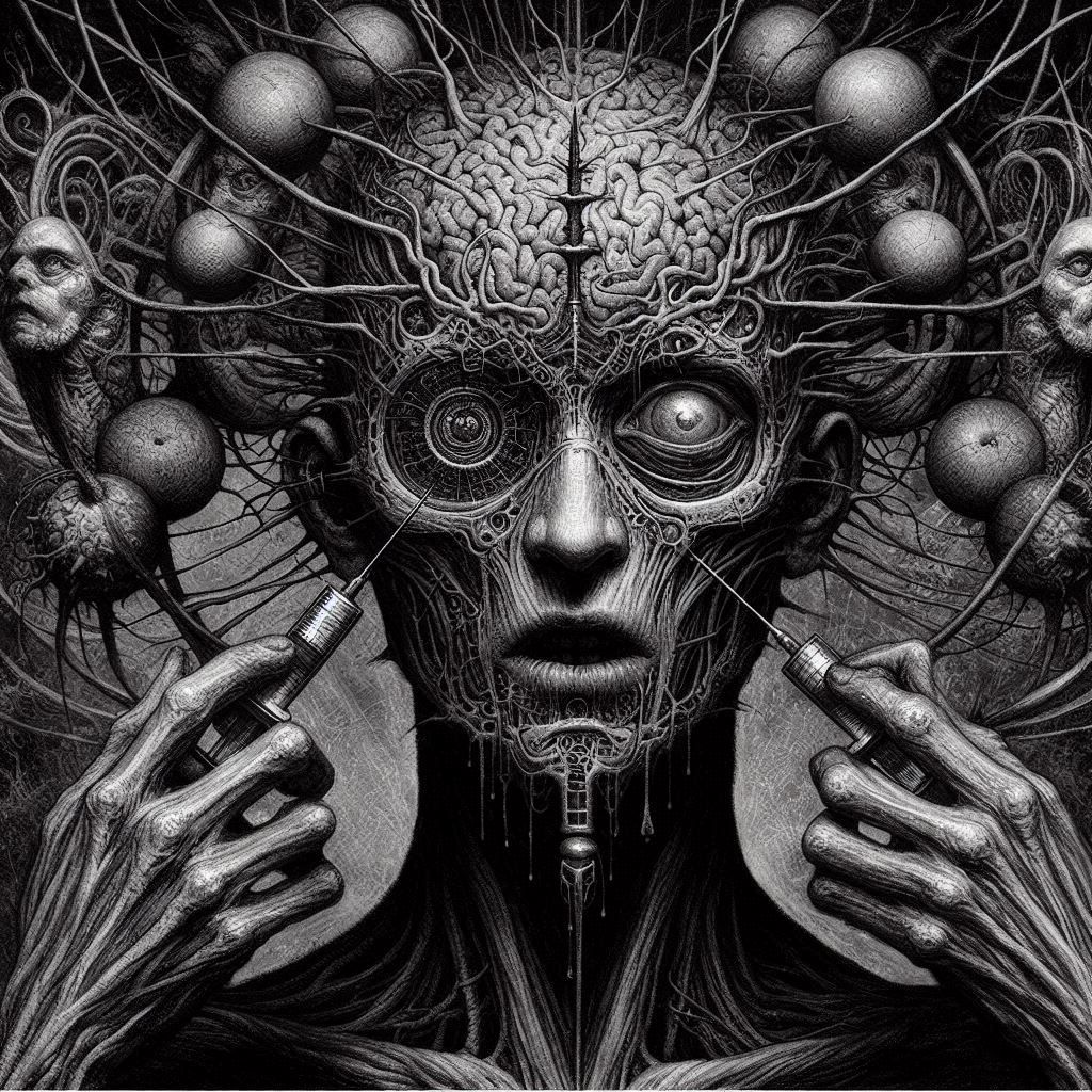 a mainline in my vein leads to a center in my head and then ...