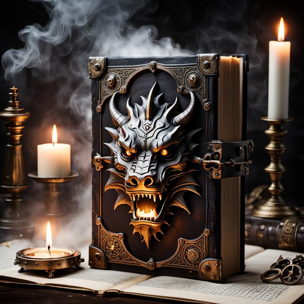 Cursed Dragon Grimoire  by @PhrozenExodus