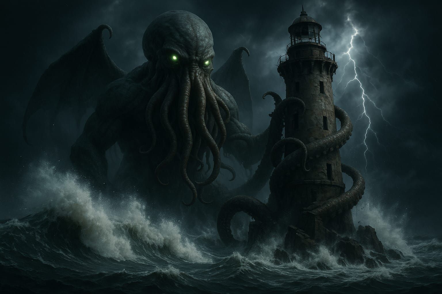 The end of the lighthouse